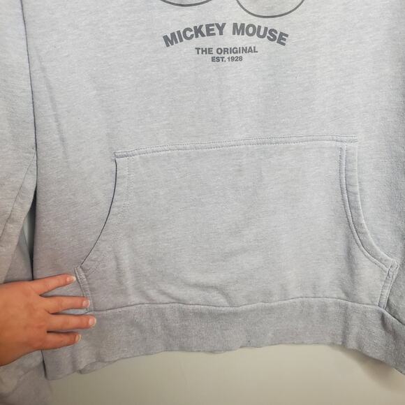 Disney x NEFF Collab Vintage Style Mickey Mouse Grey Hoodie Size XL Sweatshirt - Picture 9 of 12